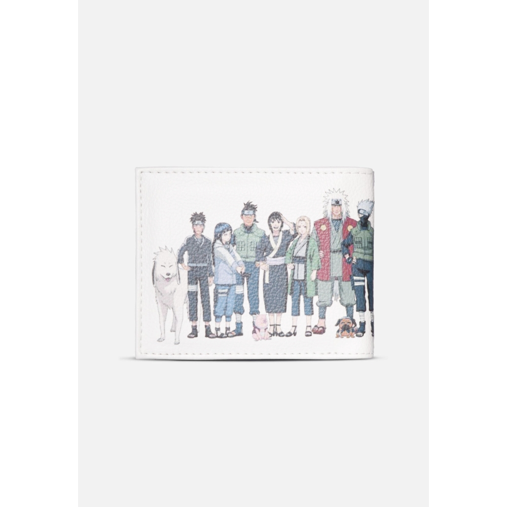 Naruto - Characters Bifold portefeuille - Blanc